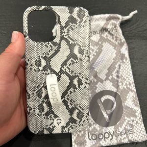 iPhone 12/12 Pro Loopy Case - Snakeskin